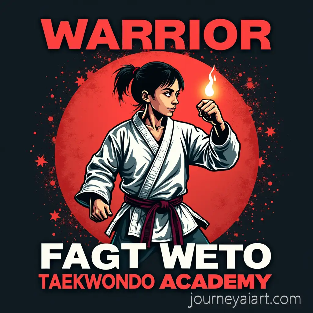 Martial-Arts-Warrior-Training-at-Taekwondo-Academy