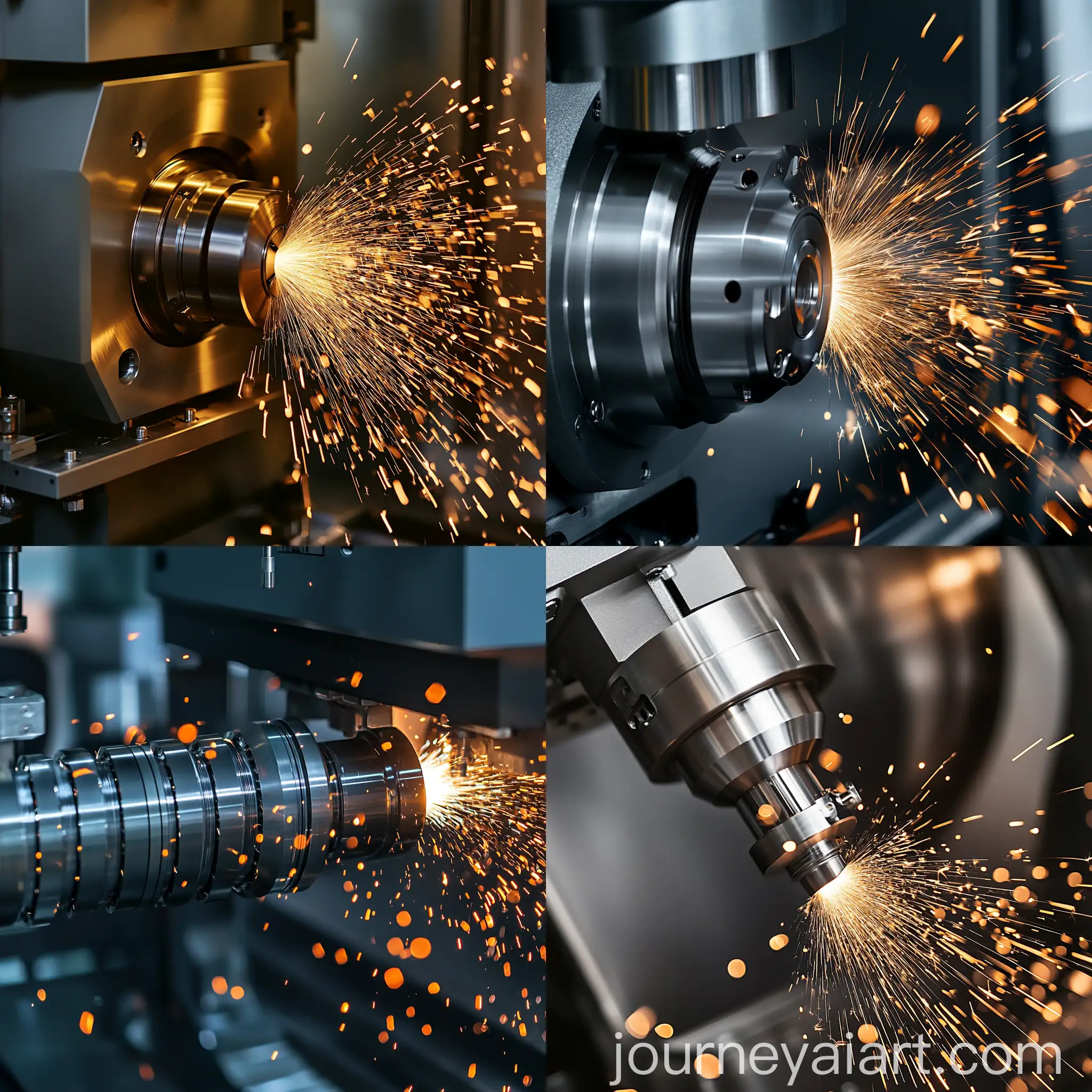 HighSpeed-CNC-Turning-Machine-Cutting-Metal-with-Flying-Sparks