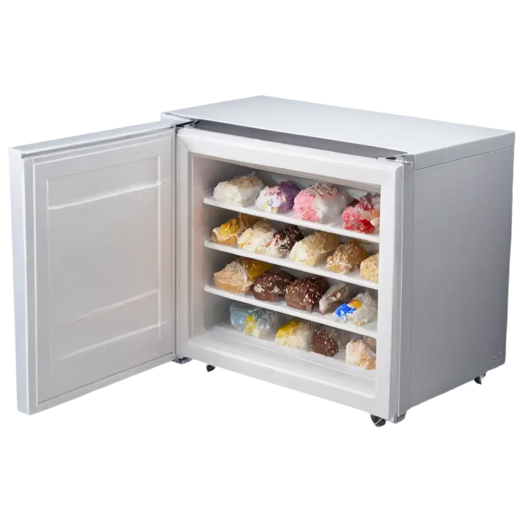 Freezer-with-Ice-Cream-Inside-PNG-Image-HighQuality-Transparent-for-Versatile-Use