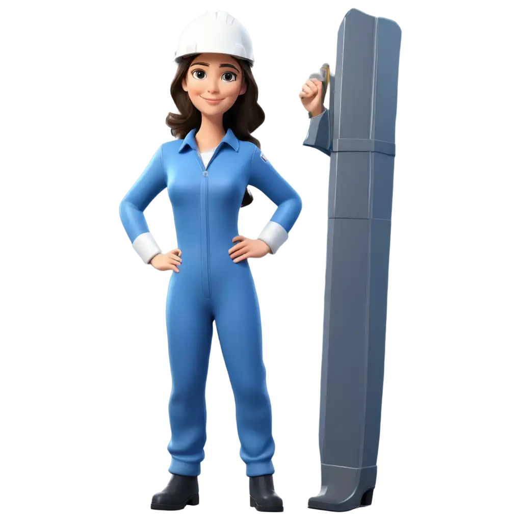 3D-Cartoon-Worker-in-Blue-Coverall-with-White-Helmet-Full-Body-PNG-Image