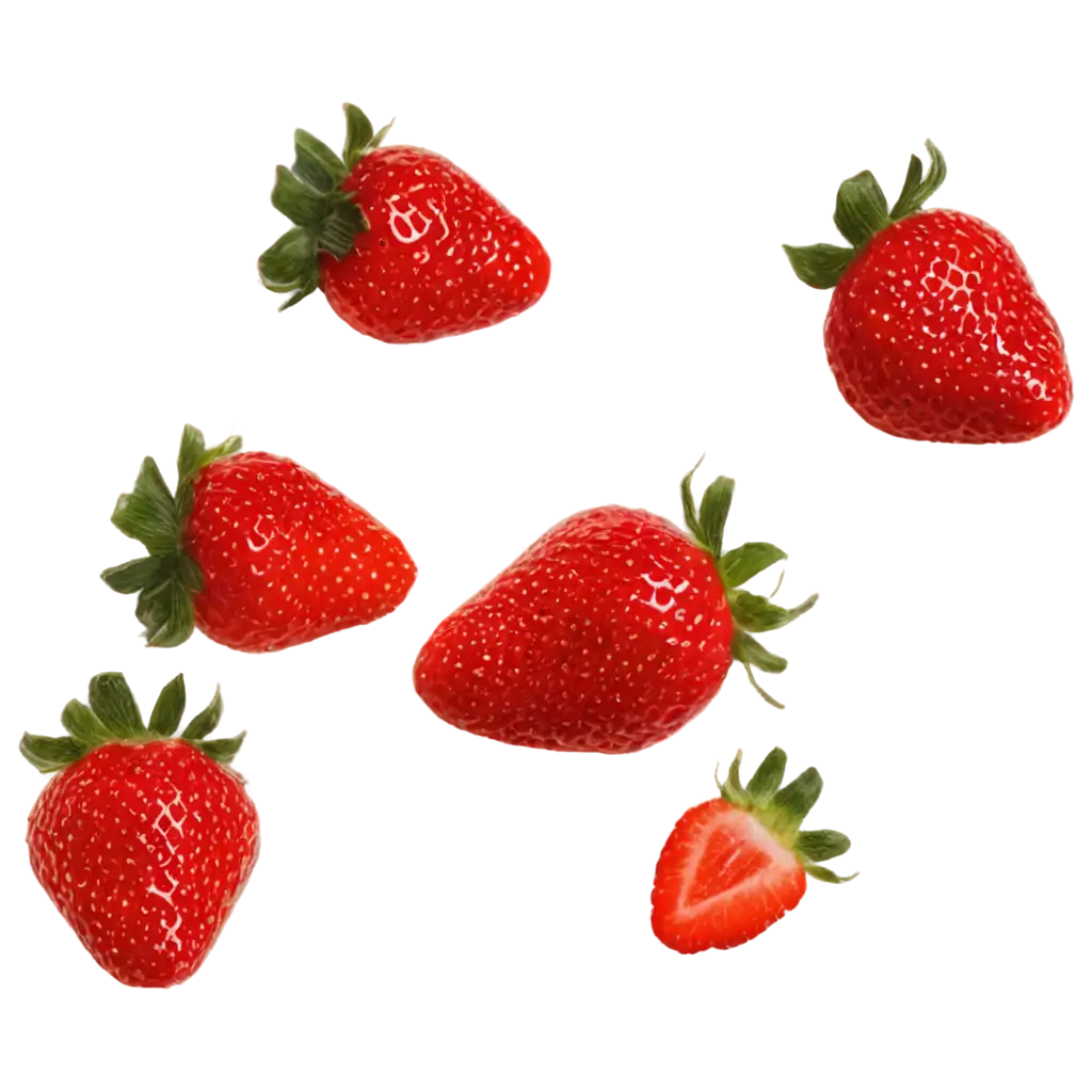 10-Pieces-of-Strawberries-PNG-Image-for-Clear-HighQuality-Visuals