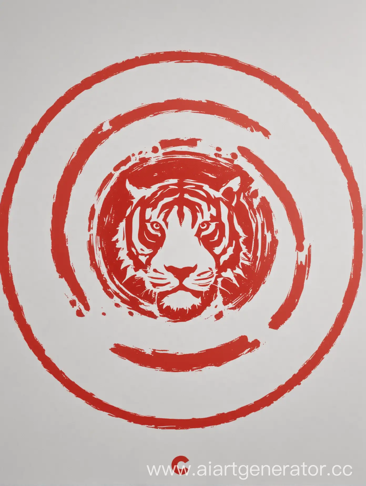 Latin-Inscription-INTEREC-Logo-with-Tiger-in-Motion