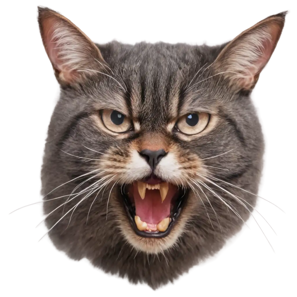 Angry-Cat-PNG-Image-HighQuality-Transparent-Artwork-for-Diverse-Uses