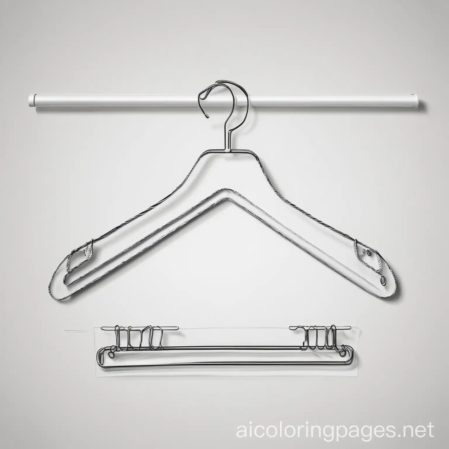 Simple-Line-Art-Coloring-Page-of-Clothes-Hangers-for-Kids