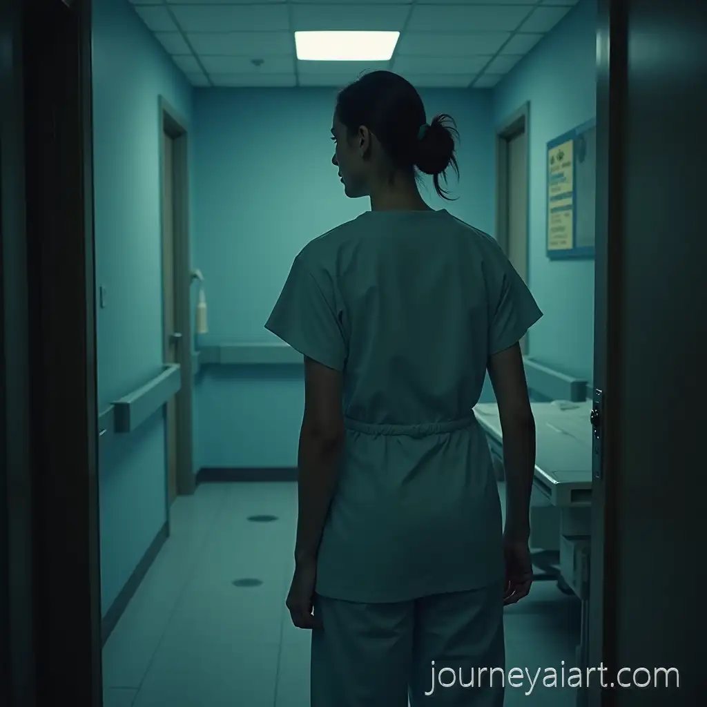 Frightened-Nurse-ReactingFrightened-nurse-expression-to-a-Terrifying-Scene