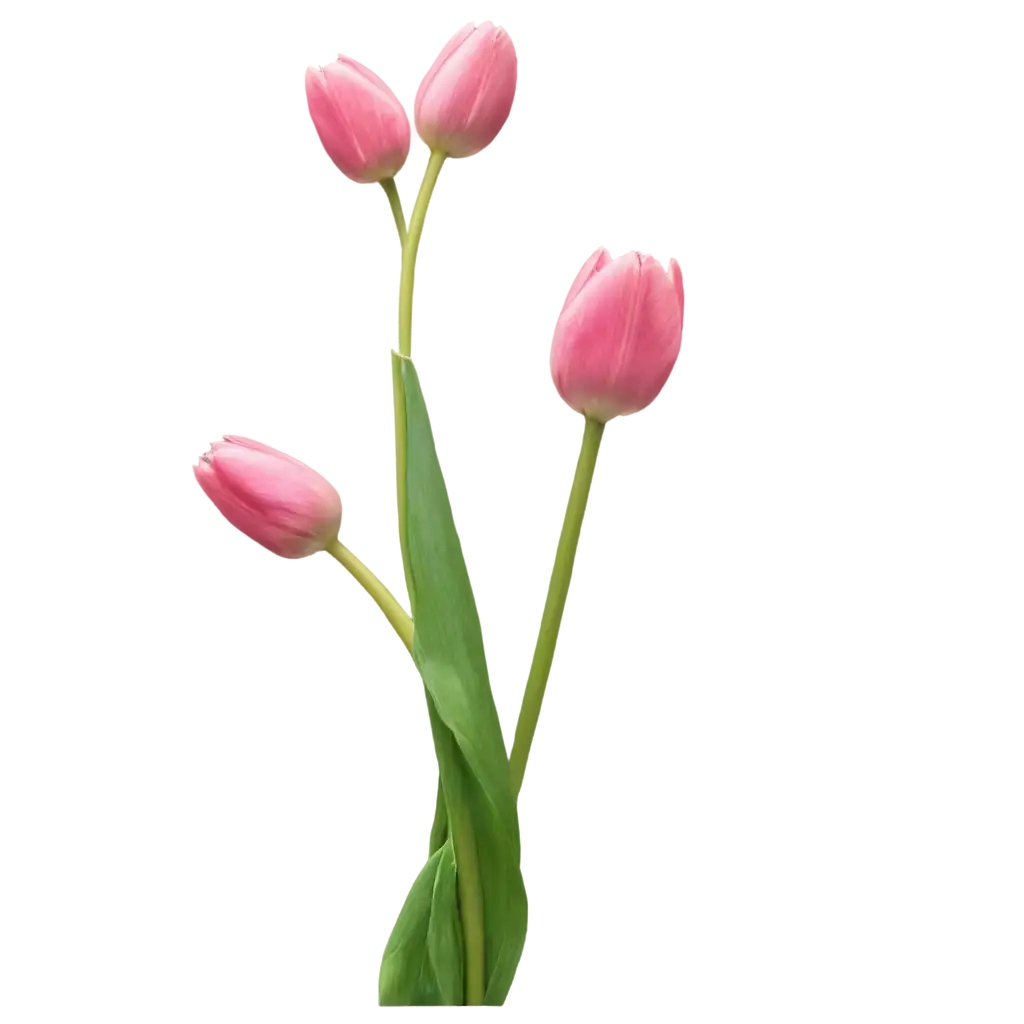 HighQuality-Pink-Tulips-PNG-Image-for-Various-Creative-Projects