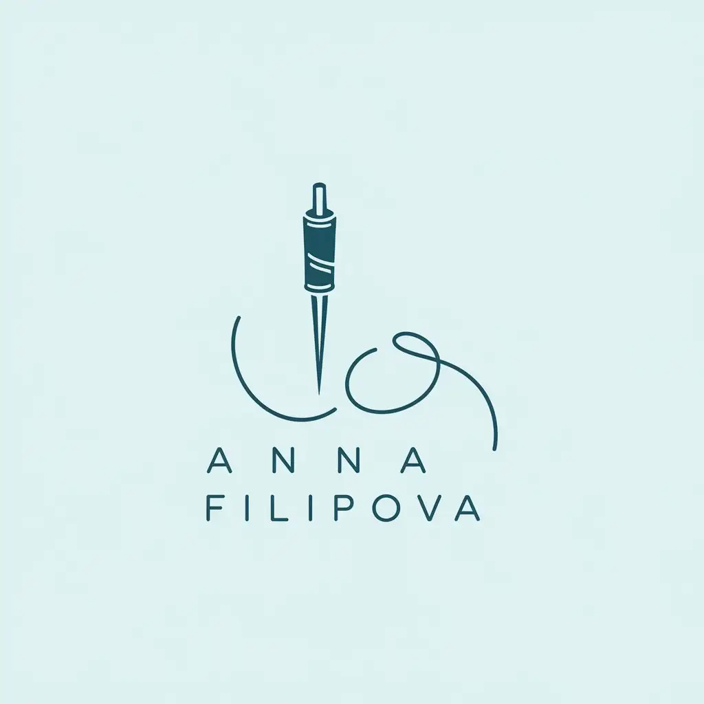 LOGO-Design-For-Anna-Filipova-Minimalistic-Symbol-for-the-Sewing-Industry