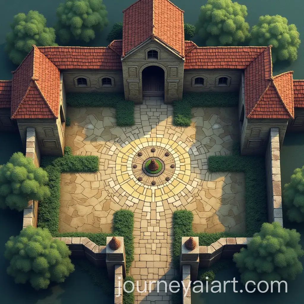 Strixhaven-Courtyard-Battle-Map-for-Dungeons-and-Dragons