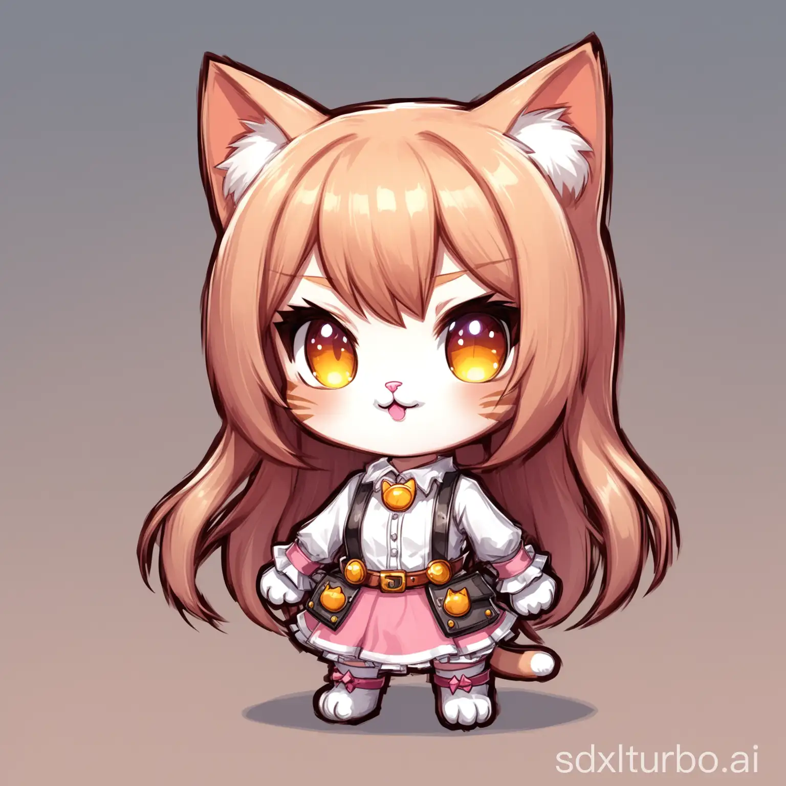 game character girl cat