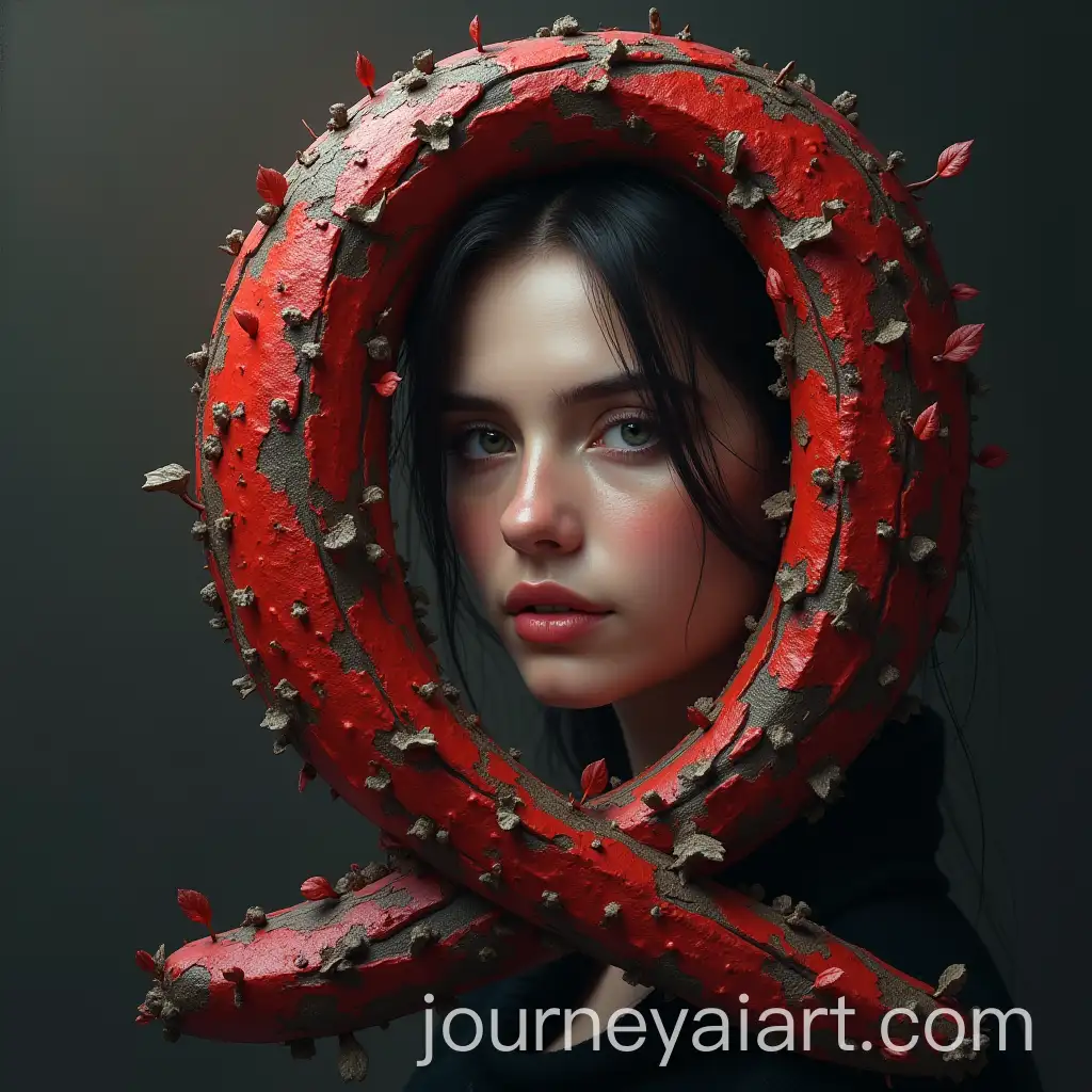 Realistic-Portrait-of-Cyrillic-Letter-in-Digital-Art-Style