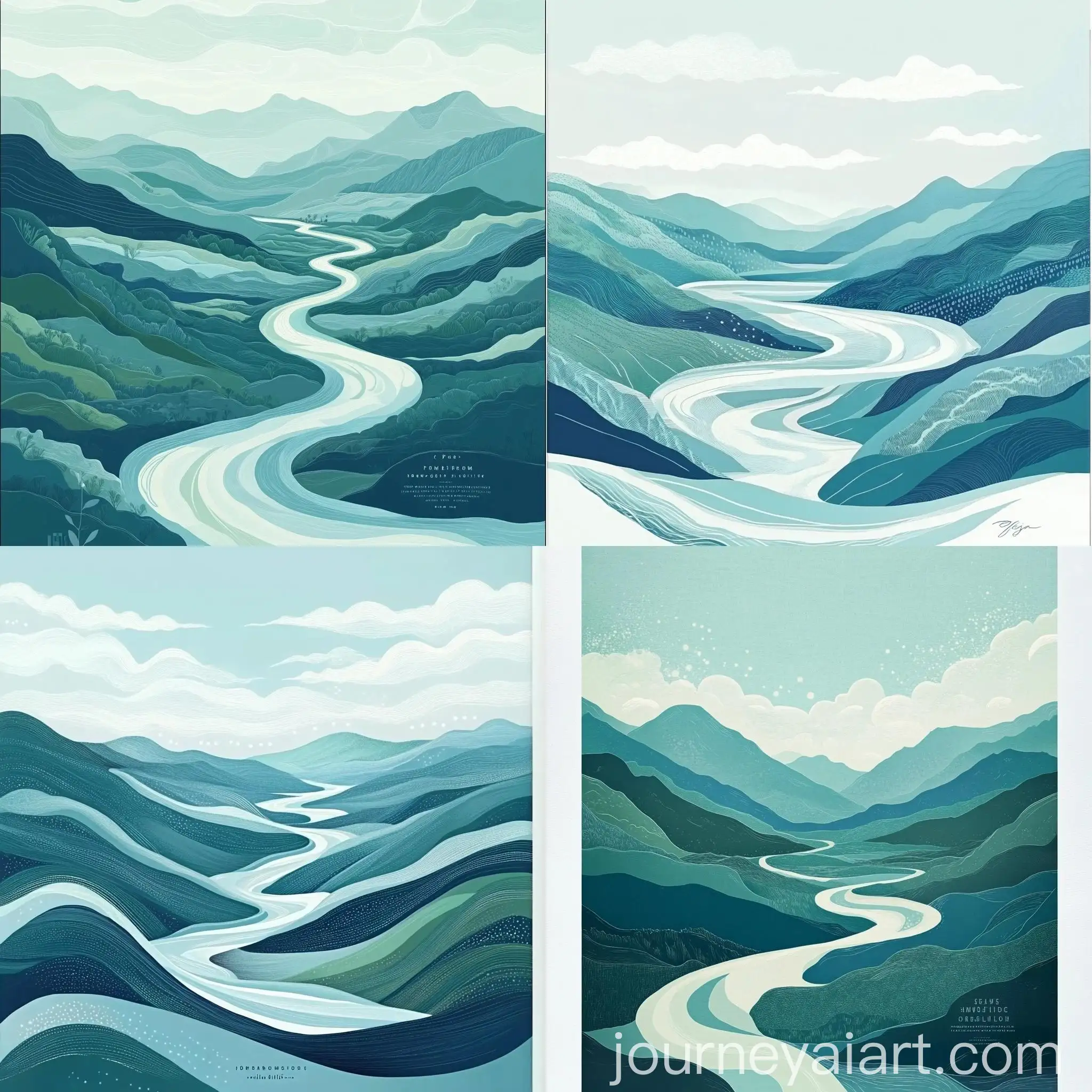 Tranquil-NatureInspired-River-Landscape-Perfume-Box-Art