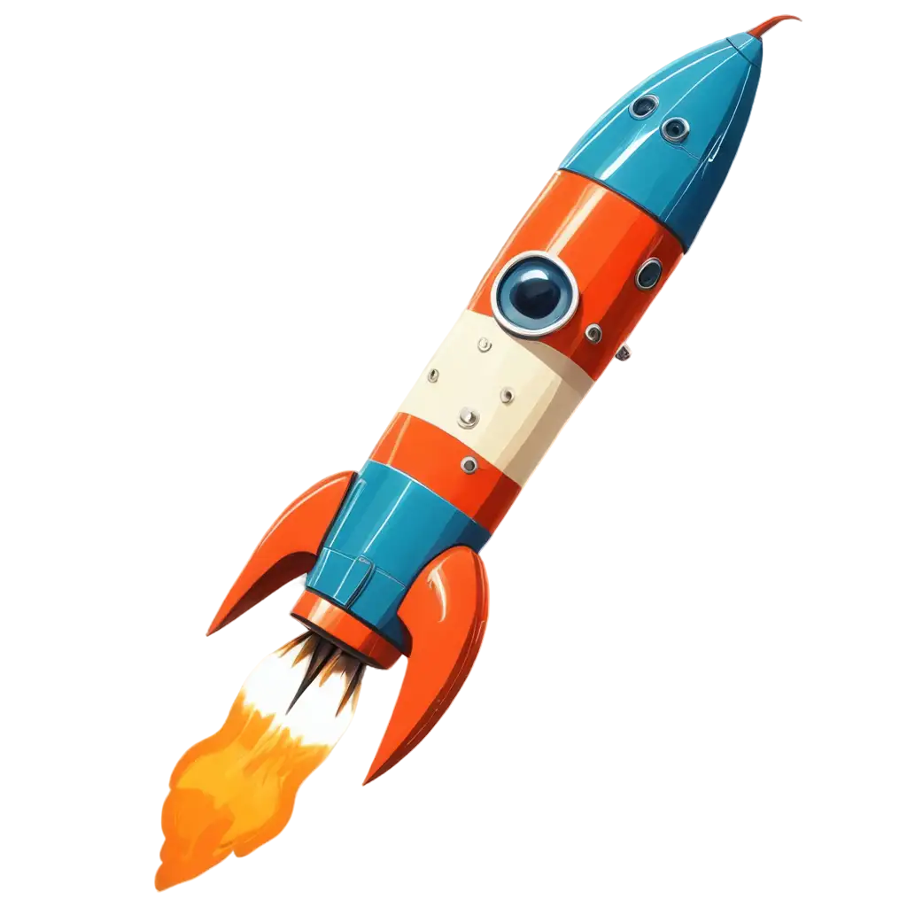 Vibrant-Cartoon-Rocket-PNG-for-Creative-Projects