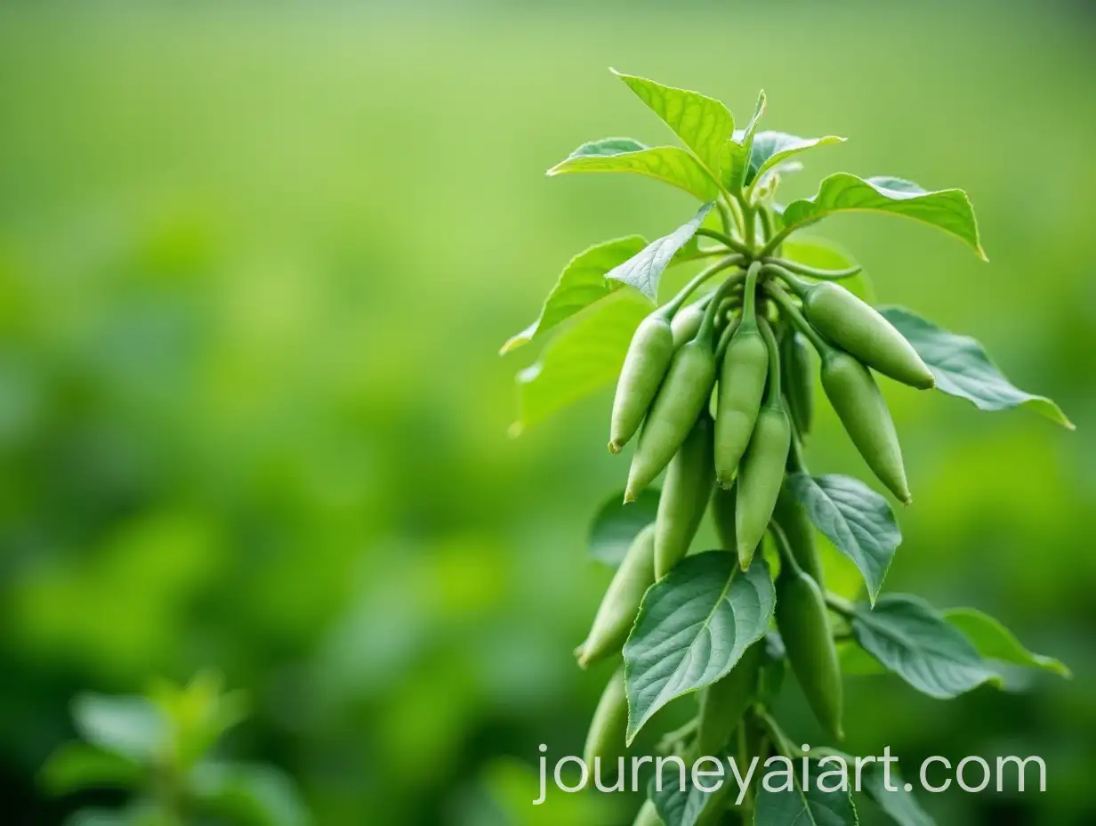 Mung-Bean-Plant-in-Lush-Greenery-with-Detailed-Leaves-and-Soil