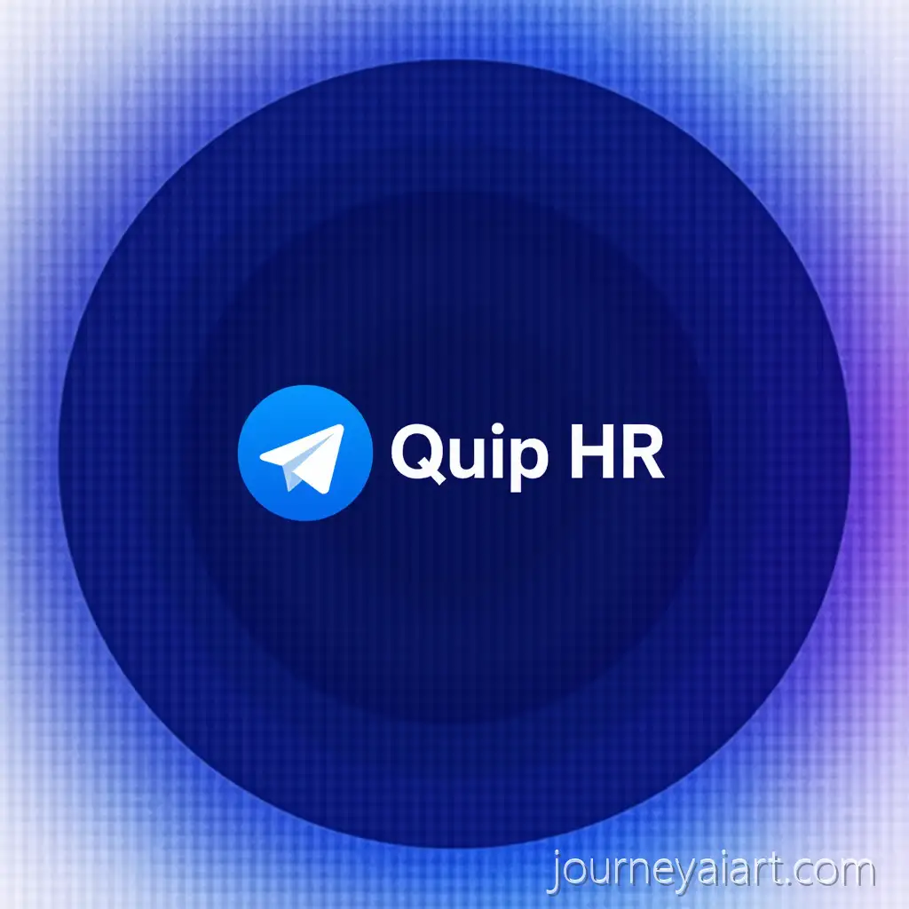 Modern-and-Professional-Avatar-Logo-for-Telegram-with-FuturisticTelegram-avatar-logo-QUIP-HR-Typography