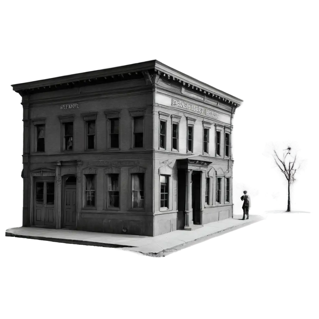 Realistic-1800s-Bank-PNG-Image-HighQuality-Historical-Visual-Representation