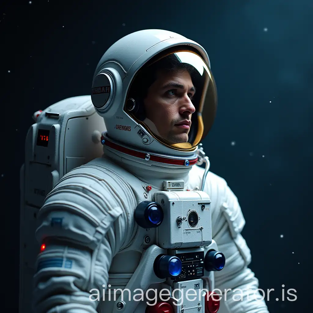 Astronaut-Profile-in-Space-with-Earth-and-Stars-in-the-Background