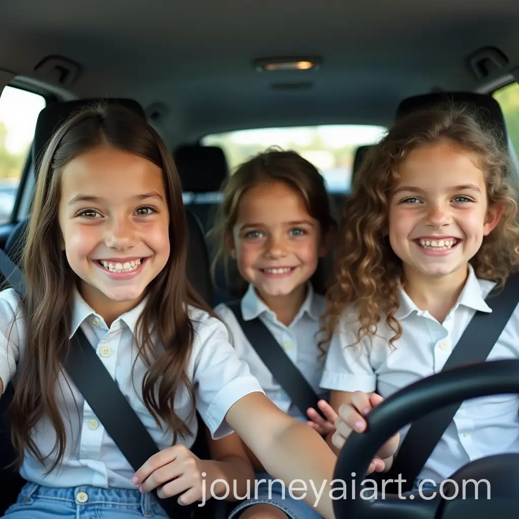 AI-Image-Prompt-ExpansionThree-Girls-Smiling-in-School-Uniforms-Inside-a-Car