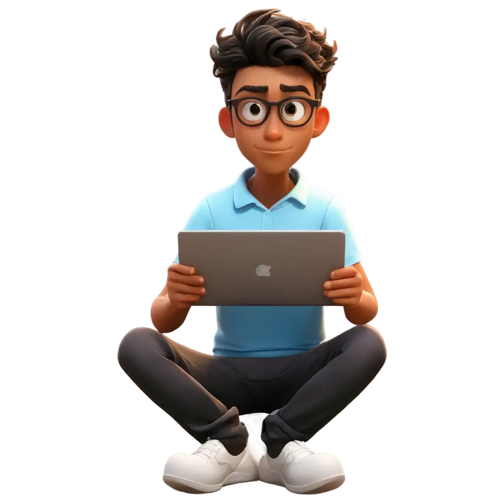 Young-Cartoon-Guy-Coding-on-a-PC-Enhance-Online-Presence-with-PNG-Format