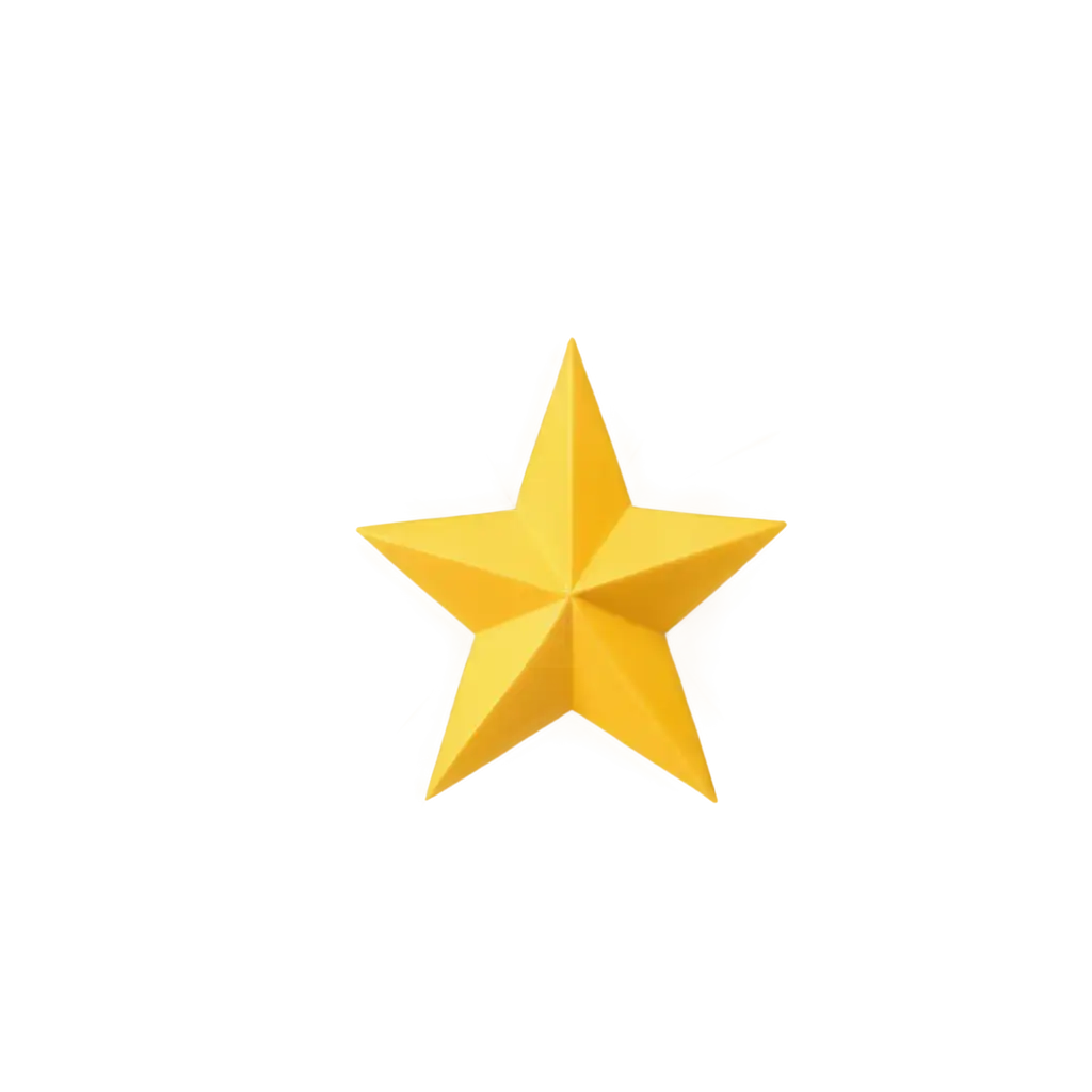 convex yellow star