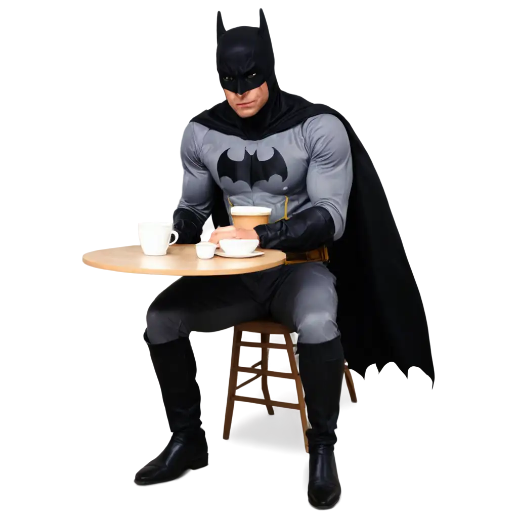 Batman-Enjoying-Latte-in-a-Coffee-House-PNG-Image-for-Maximum-ClPNG-Image-Usage-Scenariosarity-and-Detail