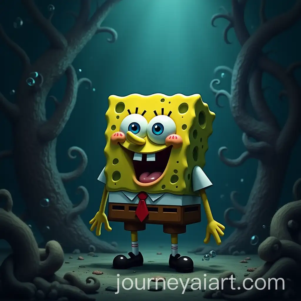 SpongeBob-Characters-in-Dark-Fantasy-Art