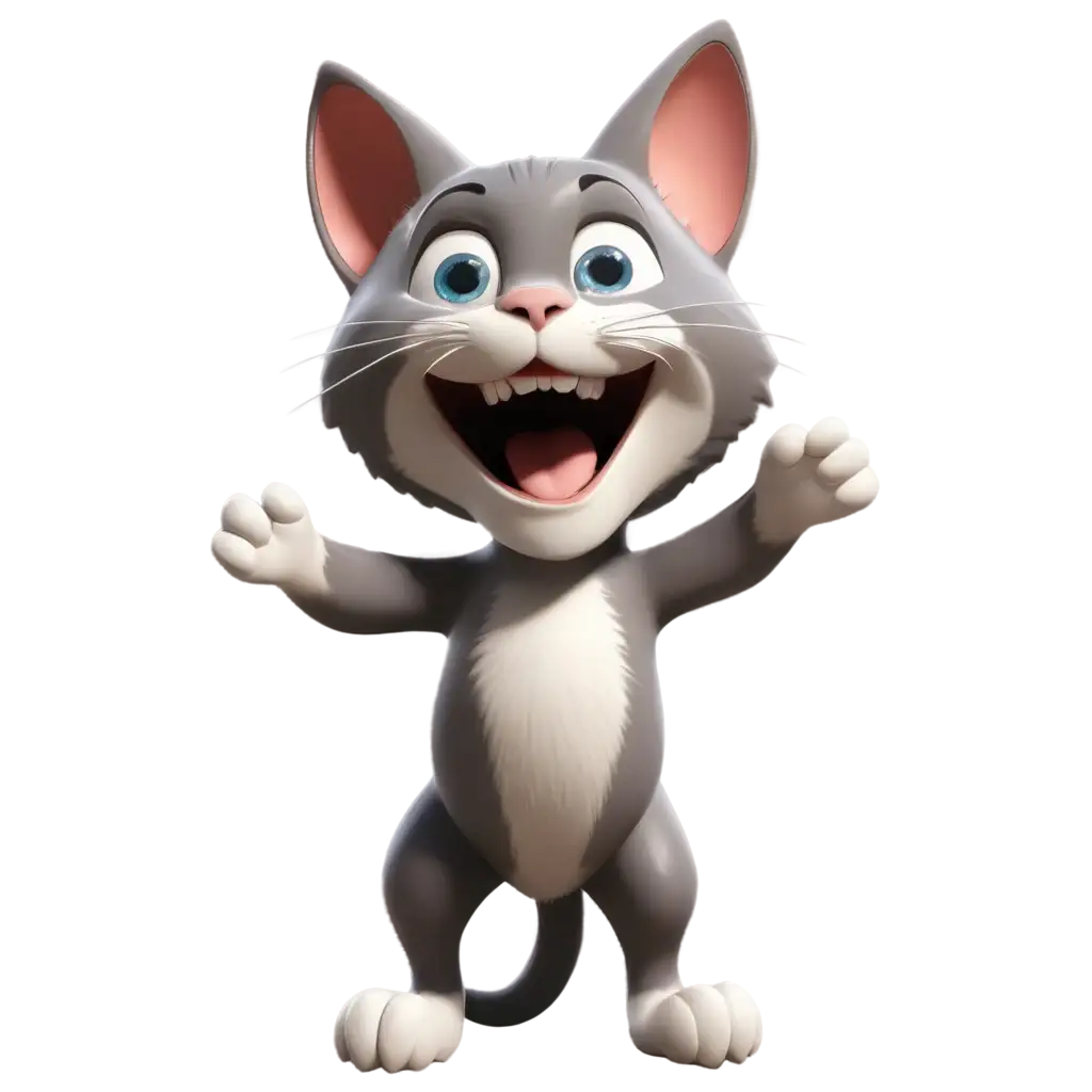 Laughing-3D-Cat-PNG-A-Playful-and-Vibrant-Digital-Creation