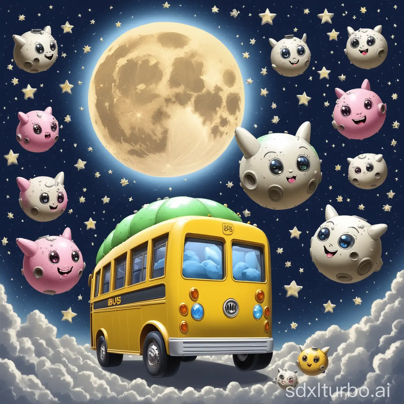 baby bus bomb moon