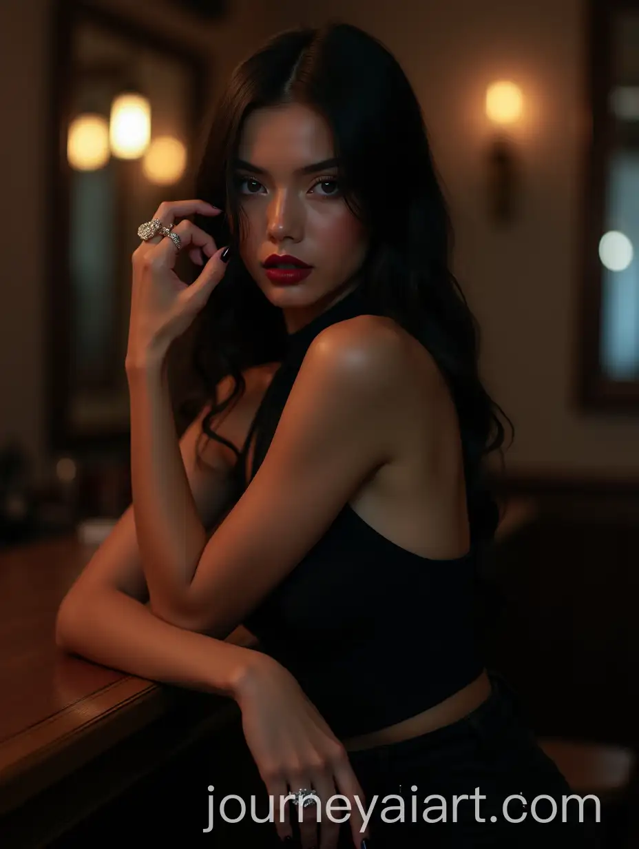 Rebellious-Woman-in-Dark-Romance-Setting-with-Frosty-Blue-Gaze-and-Elegant-Attire