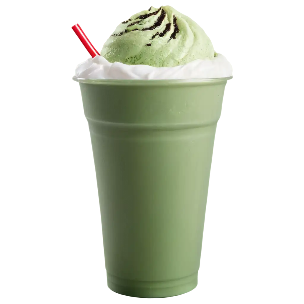 Refreshing-Green-Ice-Coffee-with-Green-Whipped-Cream-PNG-Image-HighQuality-and-Transparent