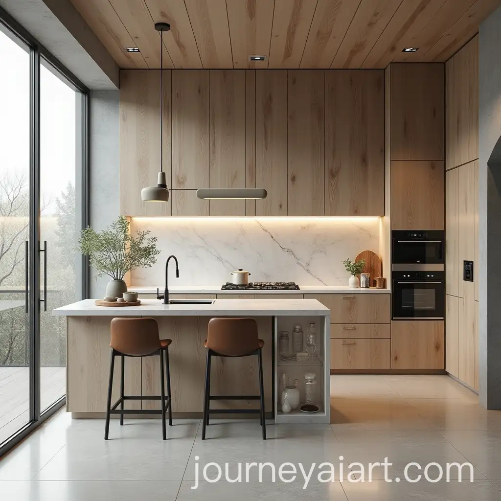 Modern-Kitchen-Interior-with-Sleek-Design-and-Contemporary-Appliances