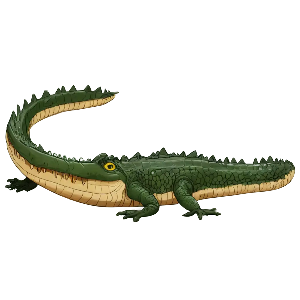 Crocodile-Cartoon-PNG-Image-HighQuality-Transparent-PNG-Format-for-Versatile-Uses