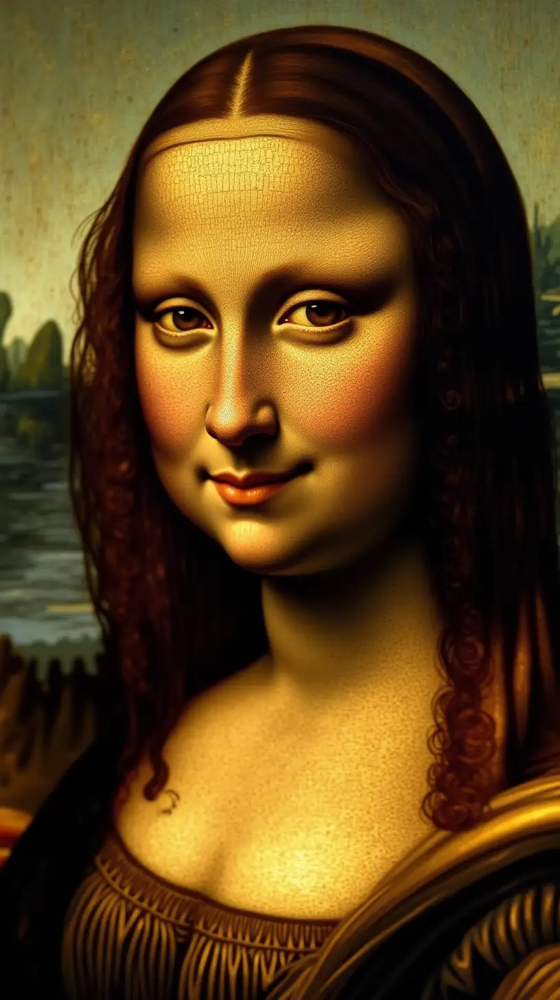 CloseUp of the Mona Lisas Mysterious Smile and Enigmatic Eyes