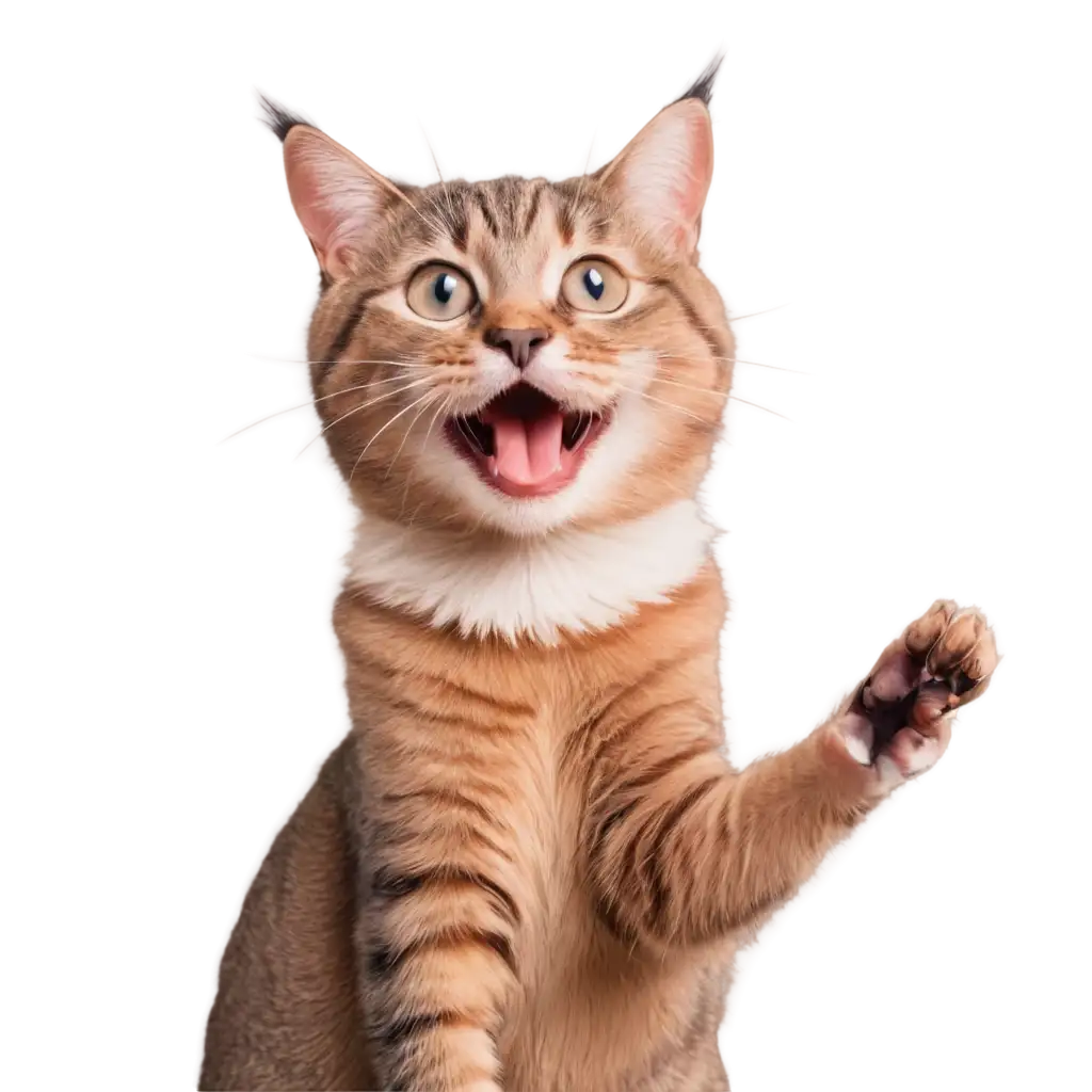 Happy-Cat-PNG-Image-for-HighQuality-Web-and-Graphic-Design-Use