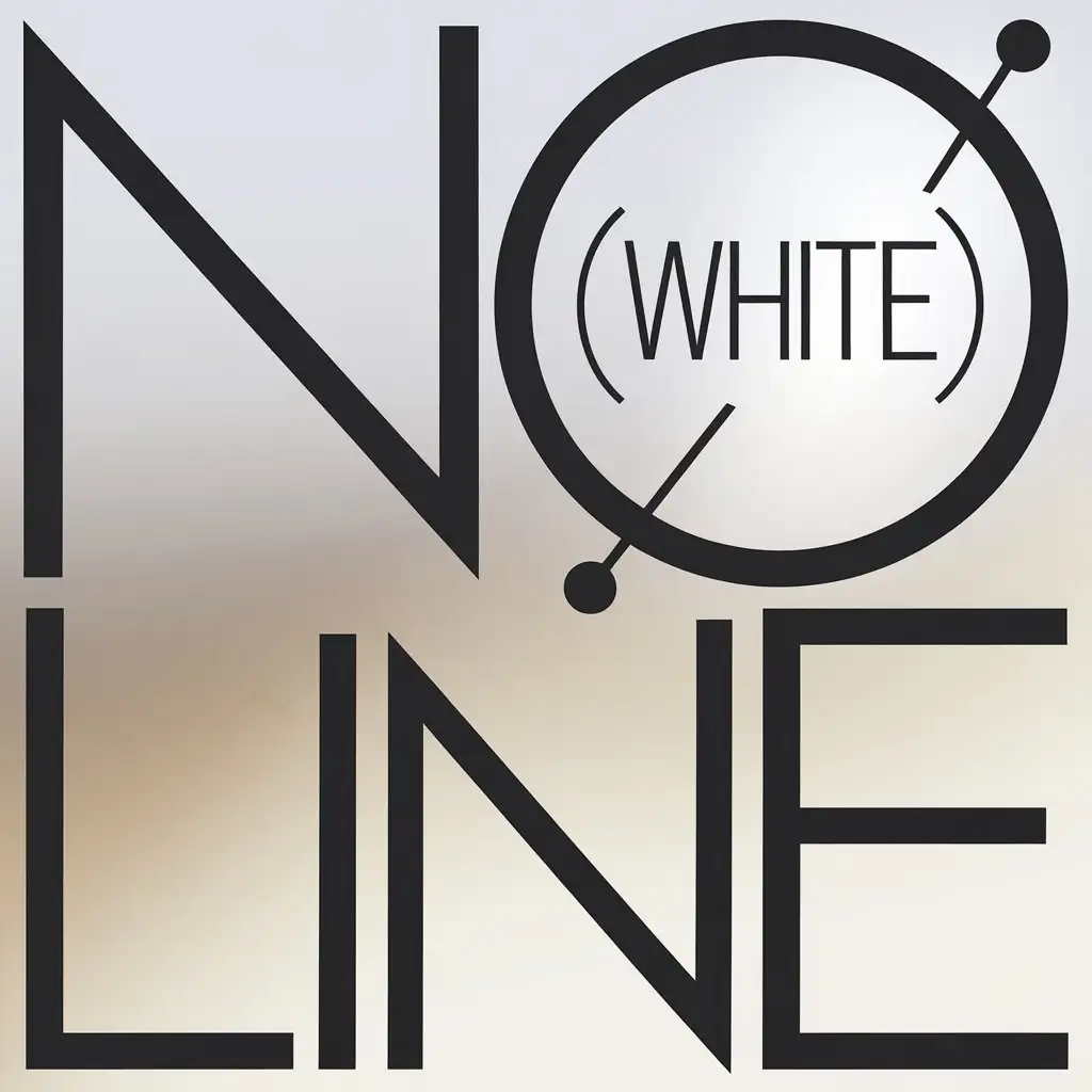 LOGO Design for No White Line Simple and Modern Vector with Clear Background