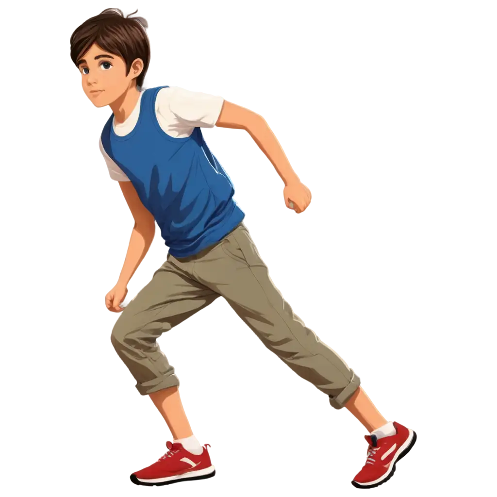 12YearOld-Sporty-Boy-Warming-Up-Movements-PNG-Image-for-Fitness-and-Activity-Designs