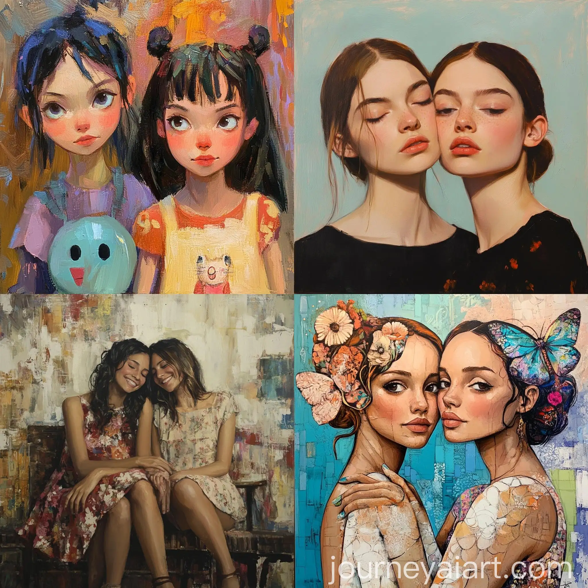 Two-Friends-Playing-Guitar-Together-in-a-Serene-Park-Setting