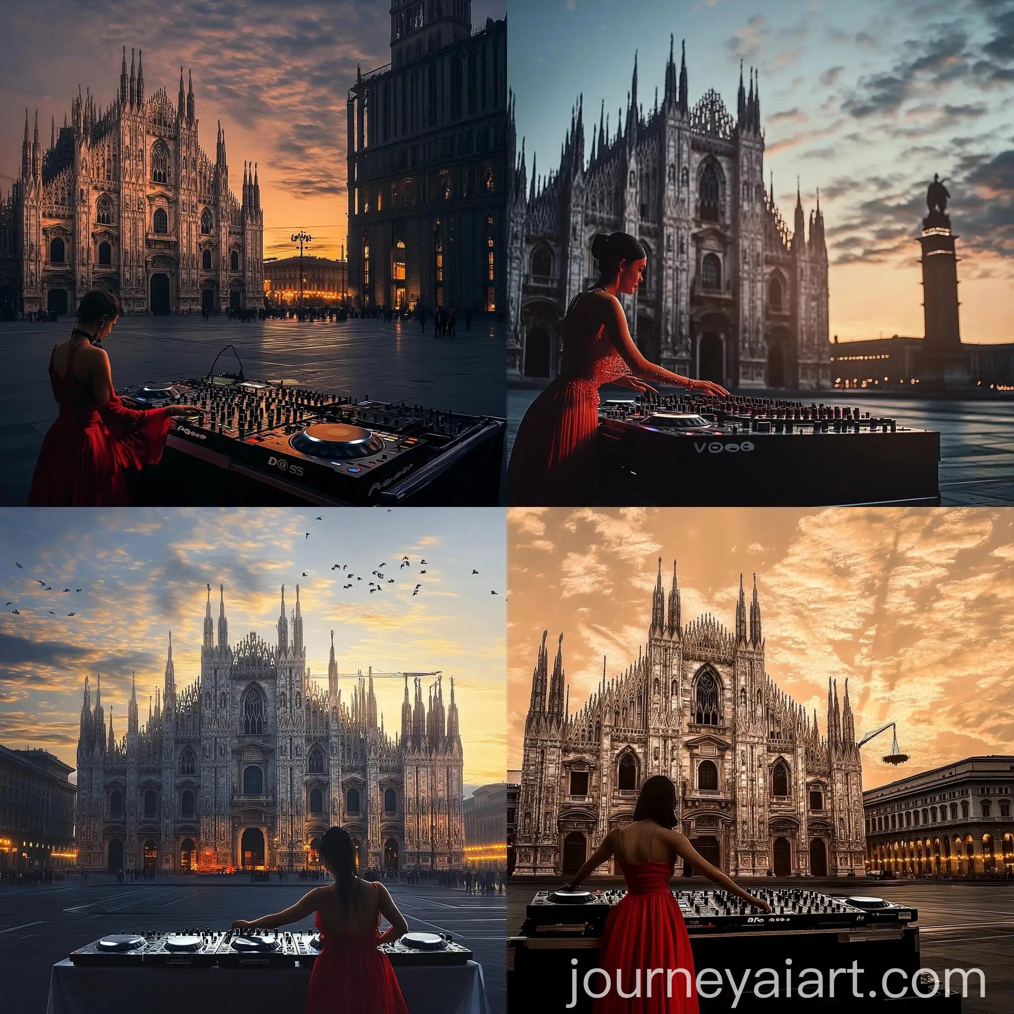 DJ-Performing-Set-at-Piazza-Duomo-Milan