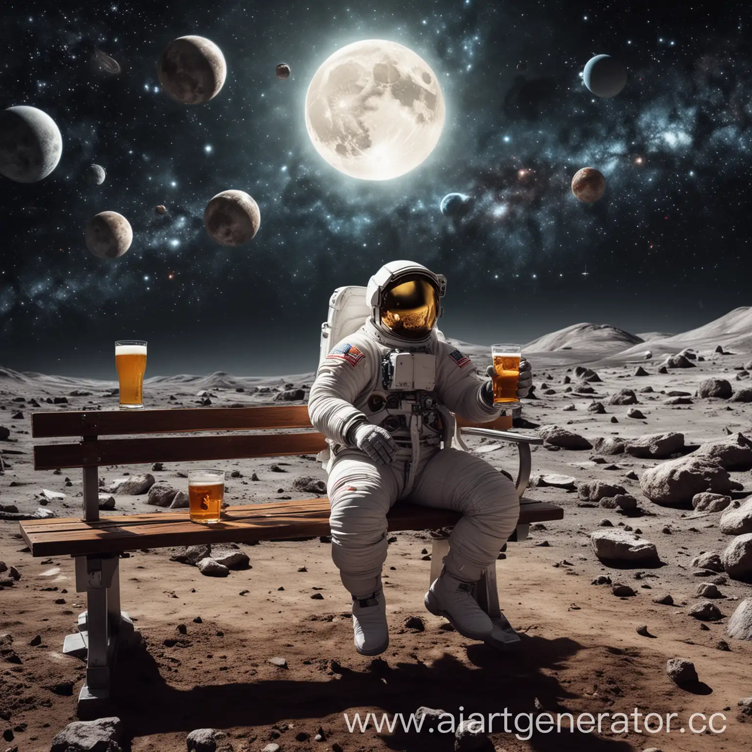 Astronaut-Enjoying-Beer-on-the-Moon-with-Planets-and-Galaxies-in-Background