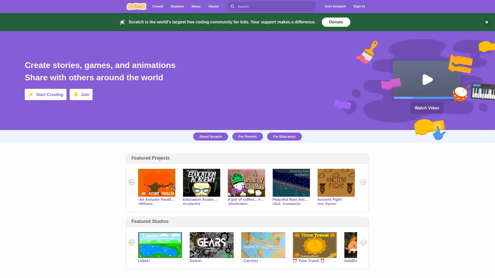 Empowering kids to code, create, and share interactive projects.