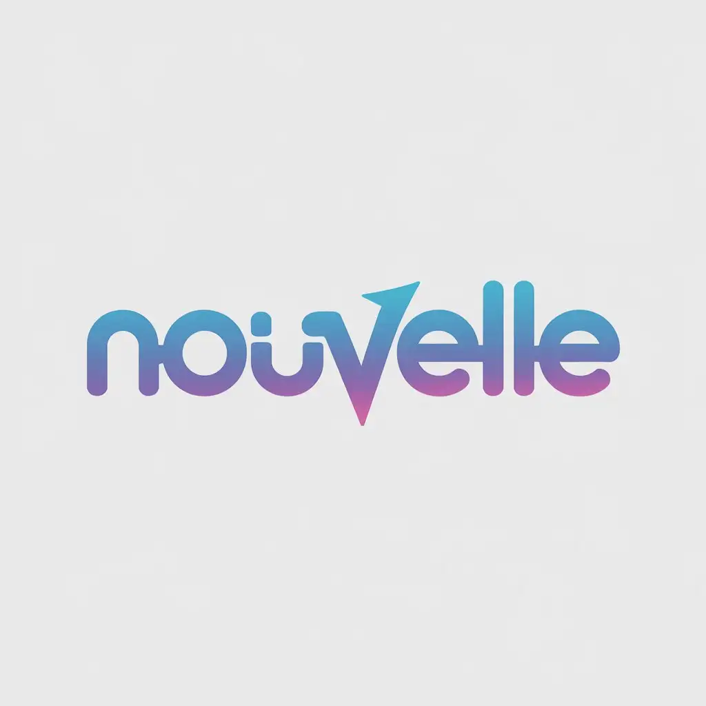 LOGO Design for Nouvelle Minimalist Vector Design with Clean Lines and No Main Symbol