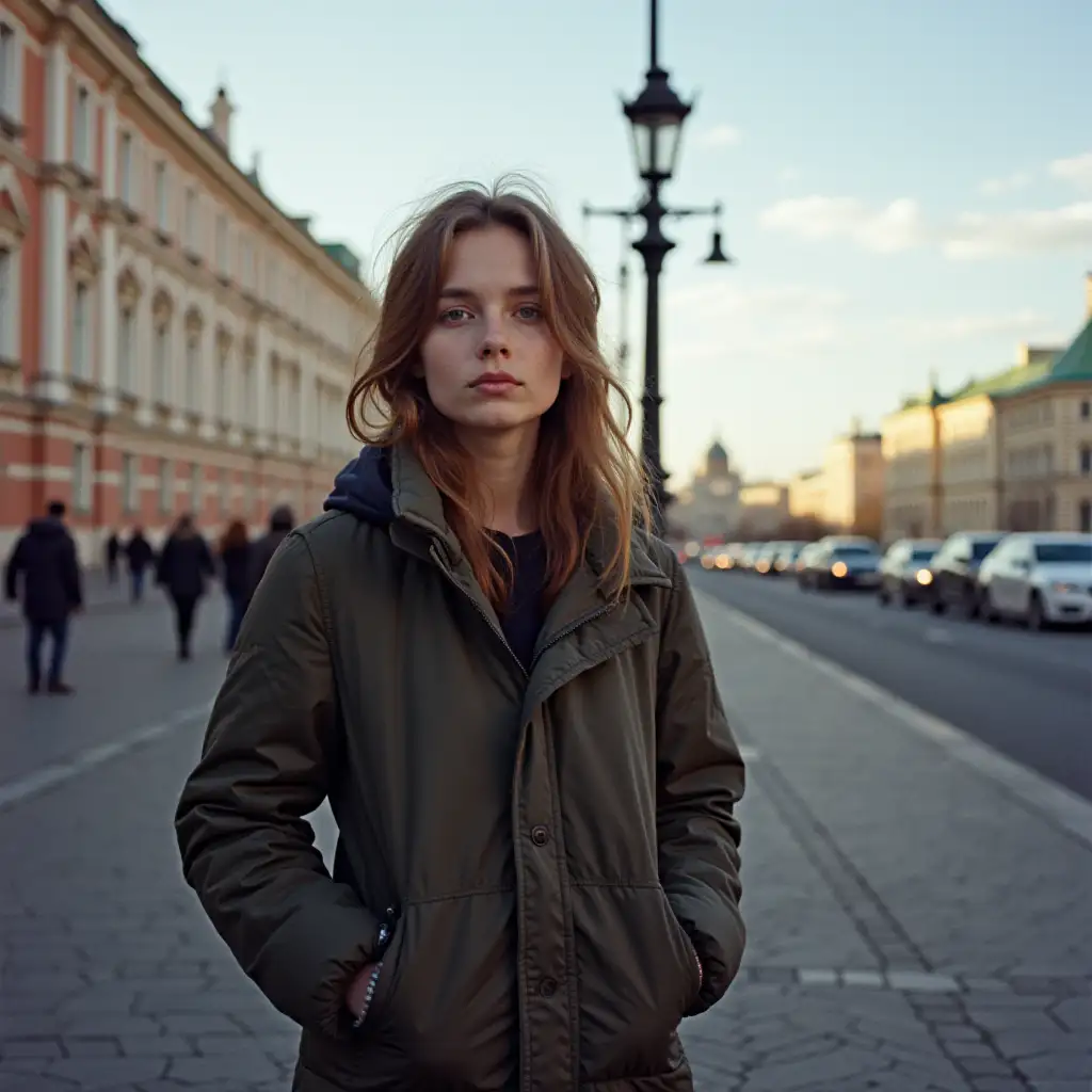 in city of moscow pretty teen