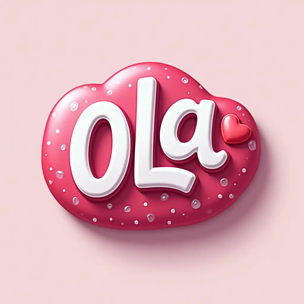 generate a logo for chewing gum with the name OLA. A modern, attractive and serious logo