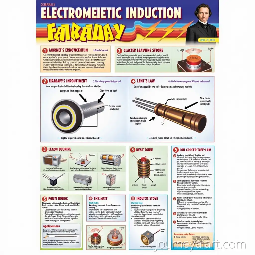 Educational-Chart-on-ElectElectromagnetic-Induction-Chartromagnetic-Induction-with-Faraday-and-Lenzs-Law-for-Class-12-Physics