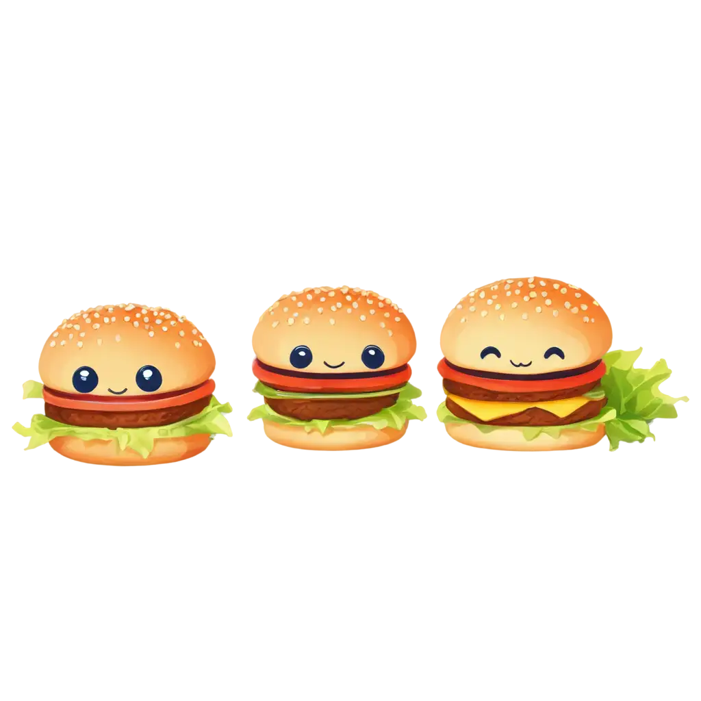 Cute-Cartoon-Hamburger-PNG-Kawaii-Food-Character-with-Big-Eyes-and-Playful-Design