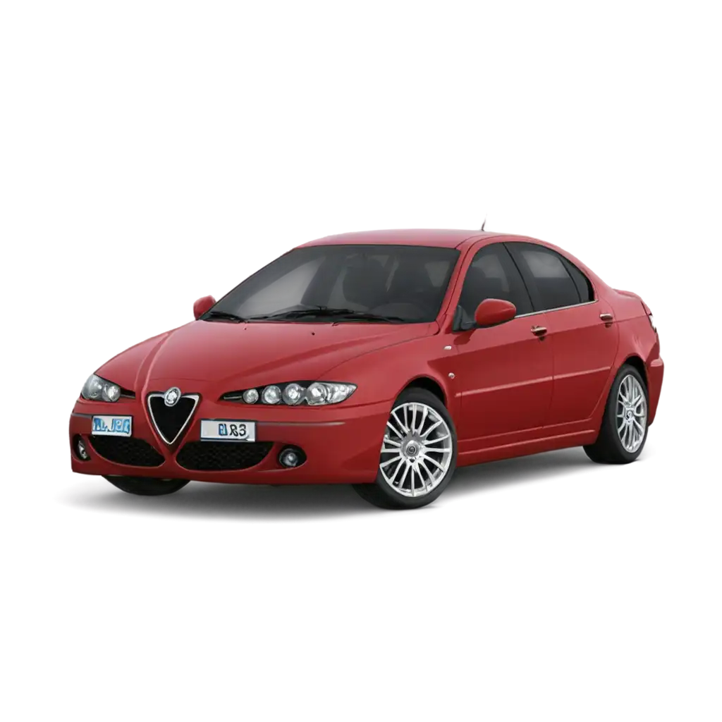 HighQuality-Alfa-Romeo-156-9707-Red-Car-PNG-Image-for-Versatile-Use