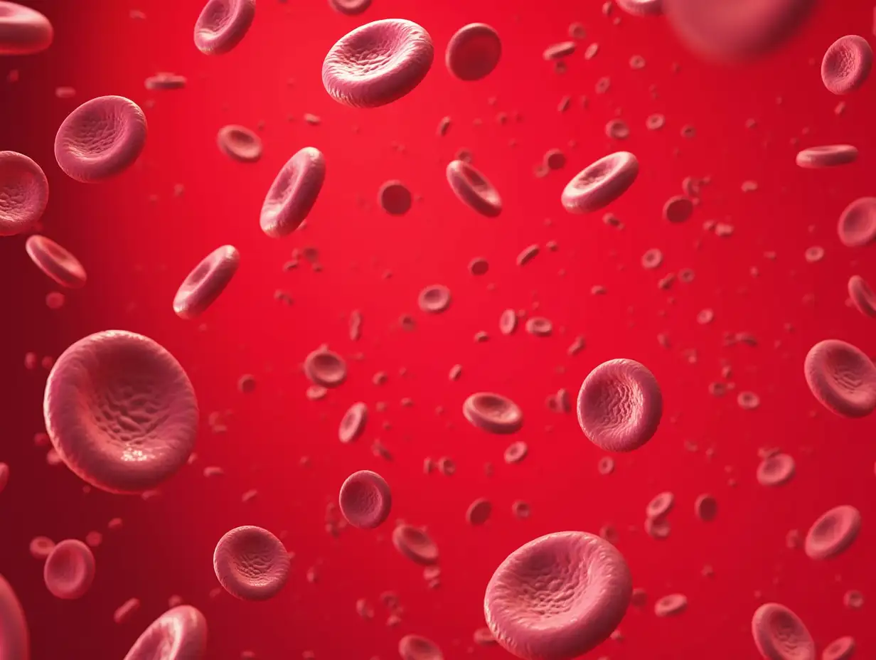 Dynamic-Red-and-White-Blood-Cells-in-Circulation