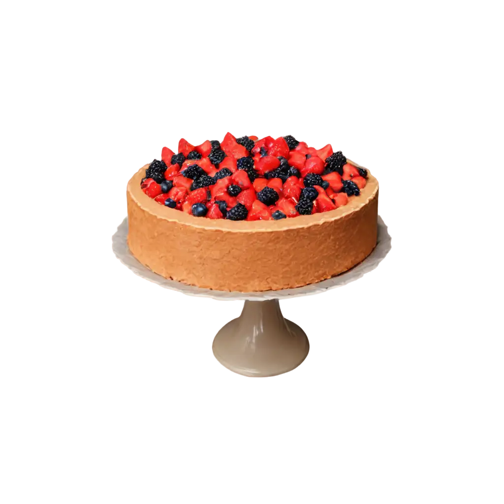 Delicious-Cake-with-Berries-PNG-Exquisite-Dessert-Image-for-Online-Menus-and-Blogs