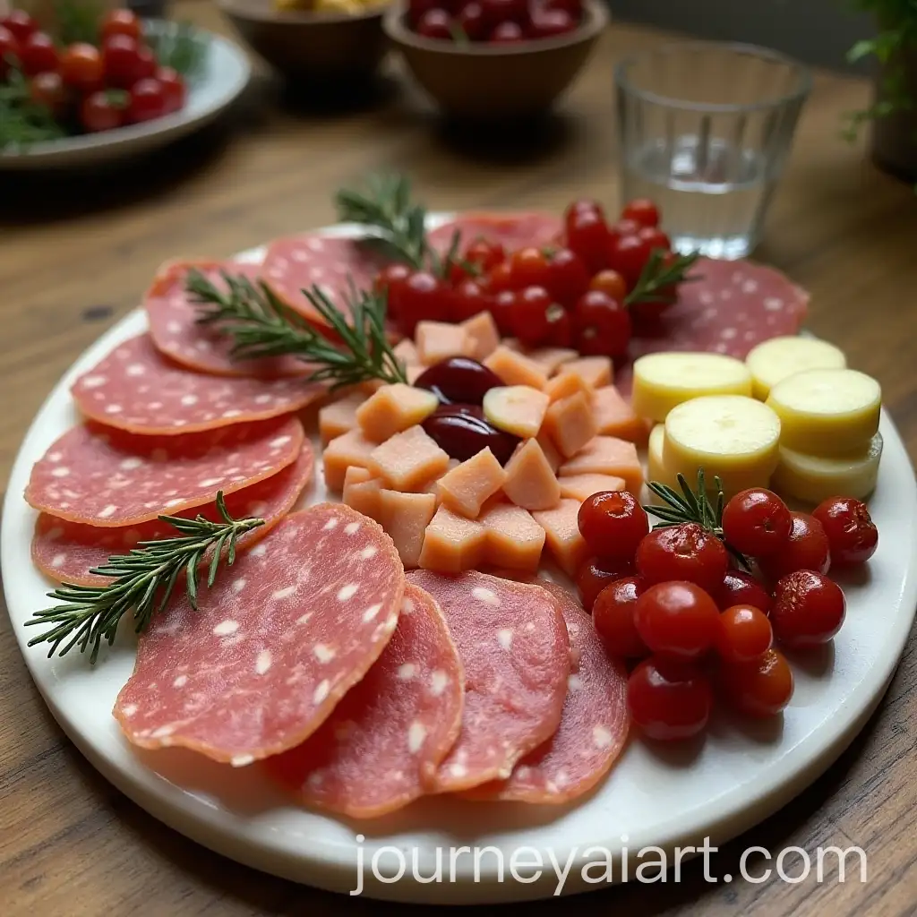 Elegant-Charcuterie-Plate-with-Decorative-Elements