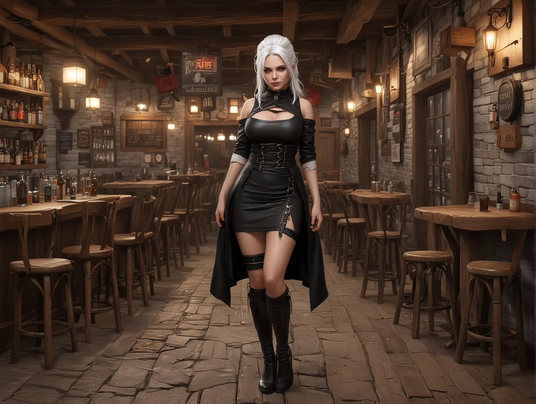 Mysterious-Character-with-White-Hair-in-Black-Outfit-at-a-Tavern