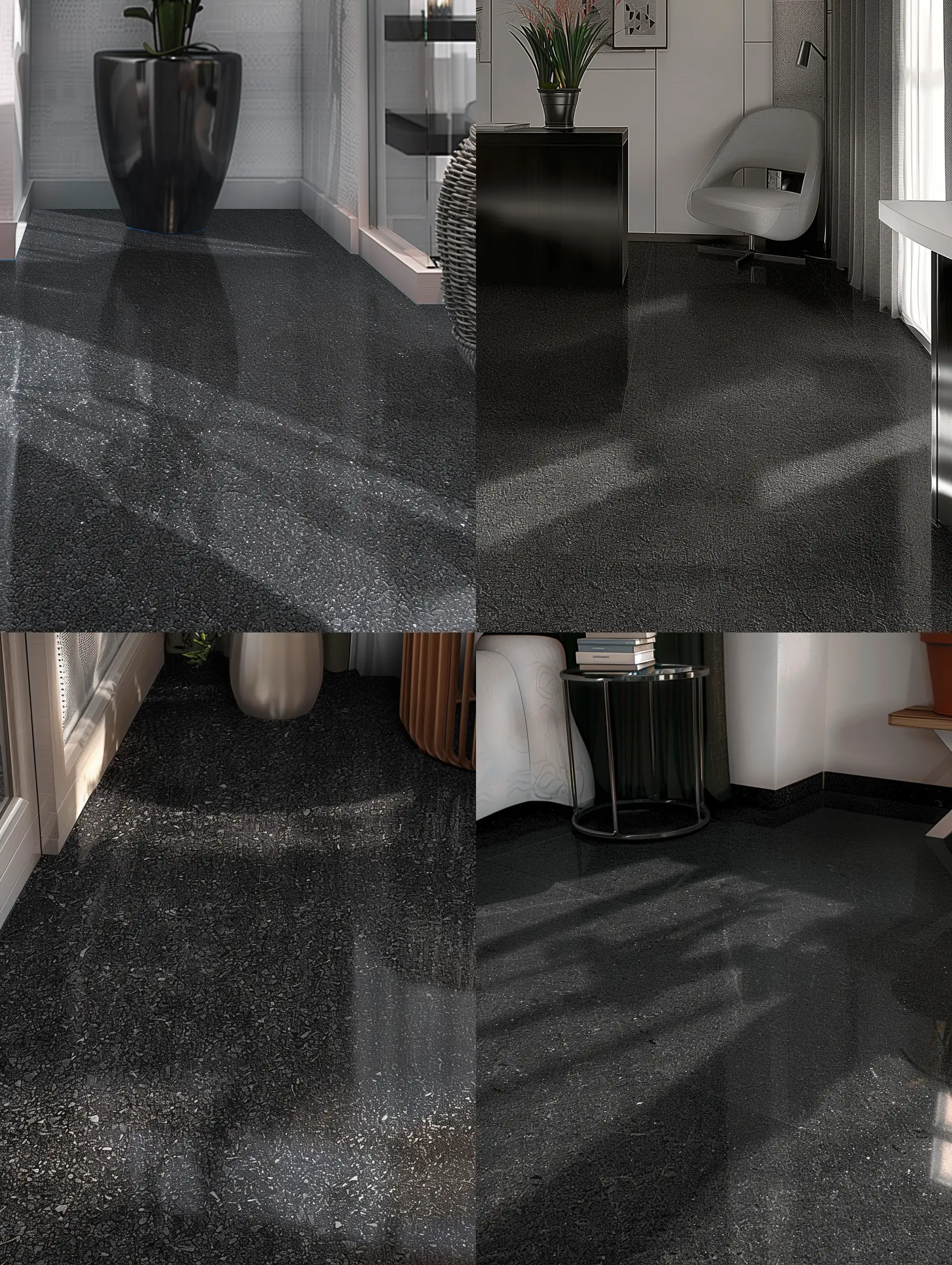 Elegant-Black-Granite-Floor-with-Subtle-Veining